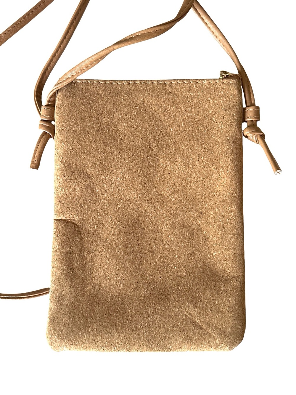 Cork Crossbody Phone Bag Boho Mosaic Tile Print Small Purse Adjustable Strap - Picture 4 of 4